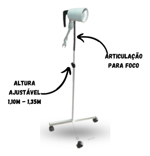 Foco Clínico Hospitalar Luz Led Vagalumy (com Lâmpada Led) (1)